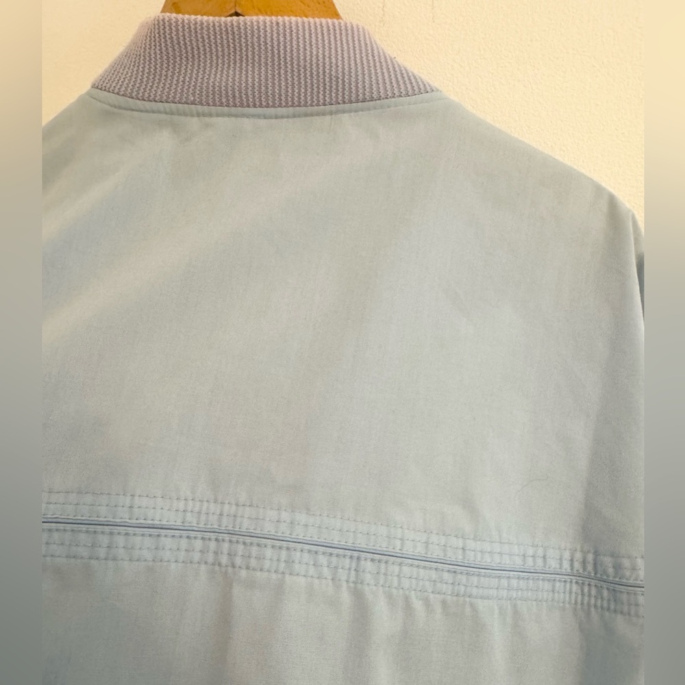 Vintage Sears Sky Blue Light Bomber Jacket - Picture 4 of 7